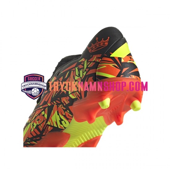 Adidas Nemeziz Messi.3 FG J Orange Gul Svart Fotbollsskor