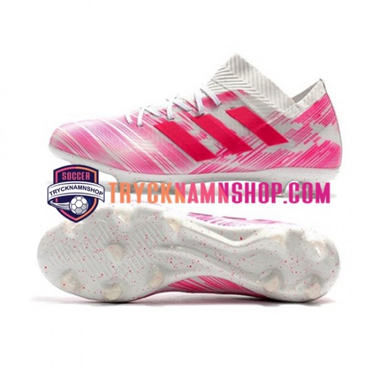 Adidas Nemeziz8.1 FG Rosa Vit Fotbollsskor