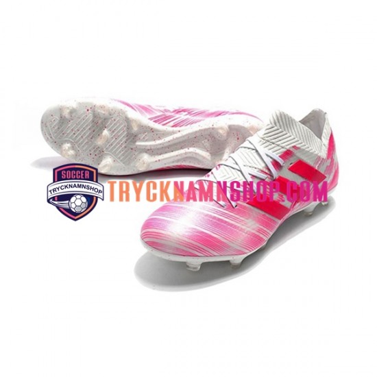 Adidas Nemeziz8.1 FG Rosa Vit Fotbollsskor