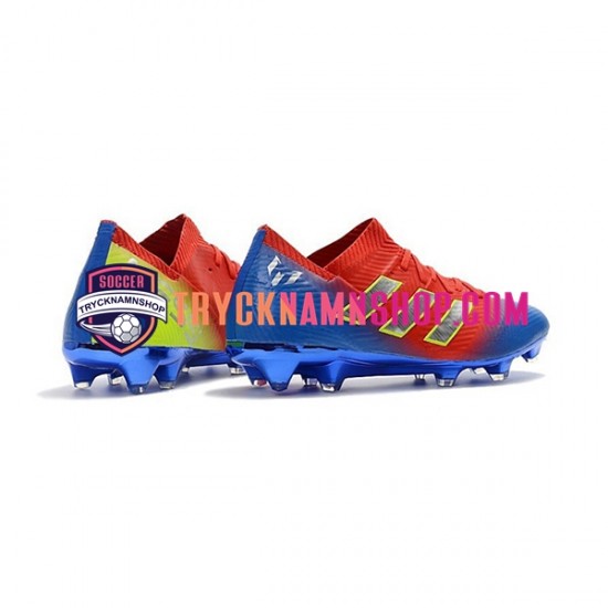 Adidas Nemeziz8.1 FG Röd Blå Vit Fotbollsskor