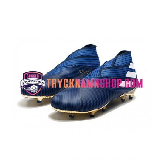 Adidas Nemeziz9 FG Blå Vit Svart Fotbollsskor