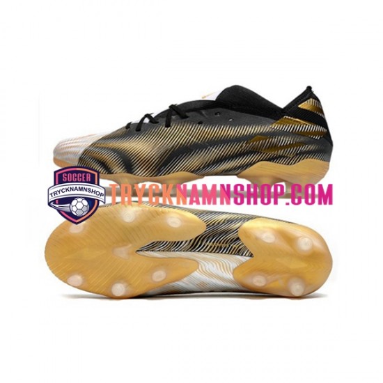 Adidas Nemeziz9.1 FG Atmospheric d Gul Vit Svart Fotbollsskor