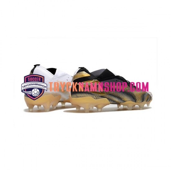 Adidas Nemeziz9.1 FG Atmospheric d Gul Vit Svart Fotbollsskor
