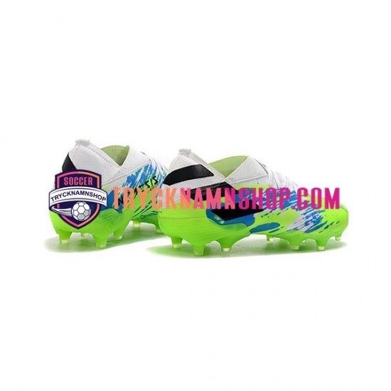 Adidas Nemeziz9.1 FG Blå Grön Svart Fotbollsskor