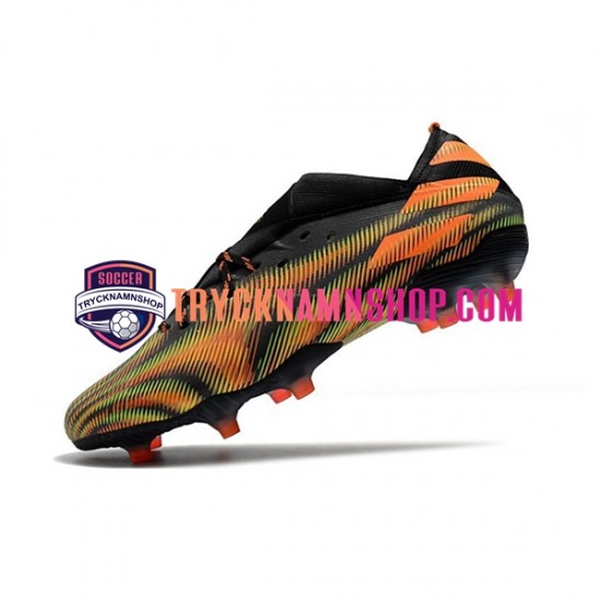 Adidas Nemeziz9.1 FG Rosa Grön Svart Fotbollsskor
