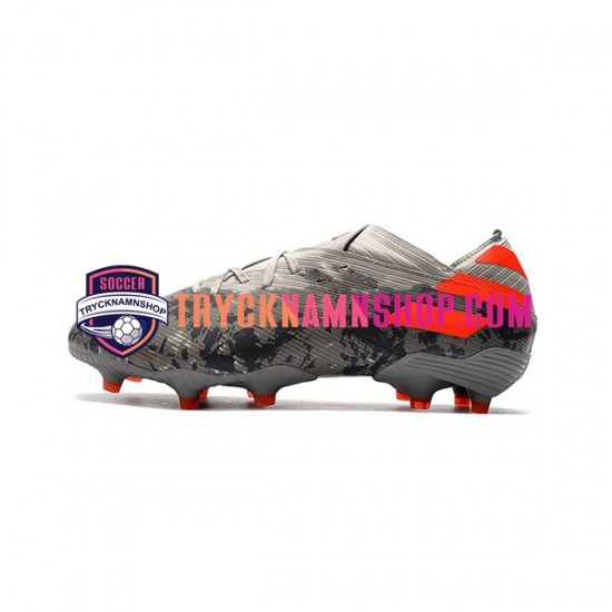 Adidas Nemeziz9.1 FG Grå Orange Vit Fotbollsskor