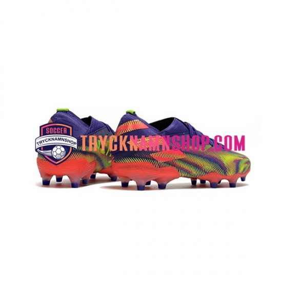 Adidas Nemeziz9.1 FG Precision To Blur Lila Rosa Grön Fotbollsskor