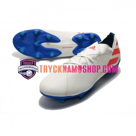 Adidas Nemeziz9.1 FG Röd Blå Vit Fotbollsskor