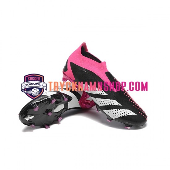 Adidas Predator ACCURACY FG Rosa Vit Svart Fotbollsskor