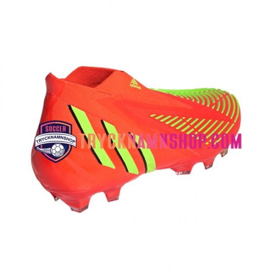 Adidas Predator EDGE AG Game Data Röd Grön Fotbollsskor