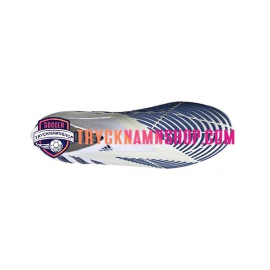 Adidas Predator EDGE FG Diamond Edge Blå Vit Fotbollsskor