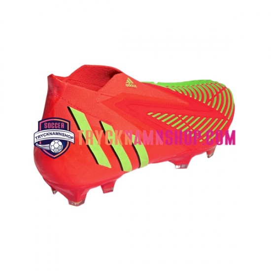 Adidas Predator EDGE FG Game Data Röd Grön Fotbollsskor