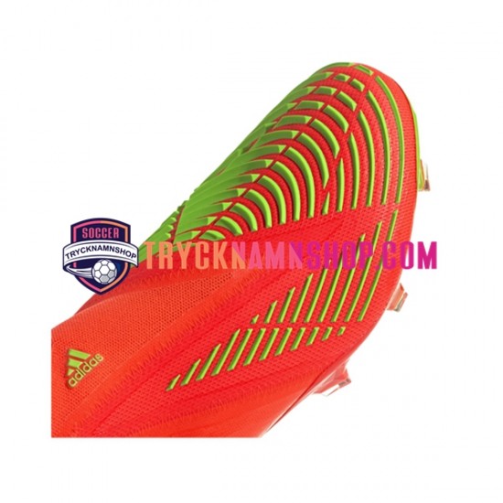 Adidas Predator EDGE FG Game Data Röd Grön Fotbollsskor