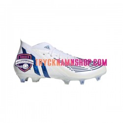 Adidas Predator EDGE.1 FG Diamond Edge Blå Vit Fotbollsskor