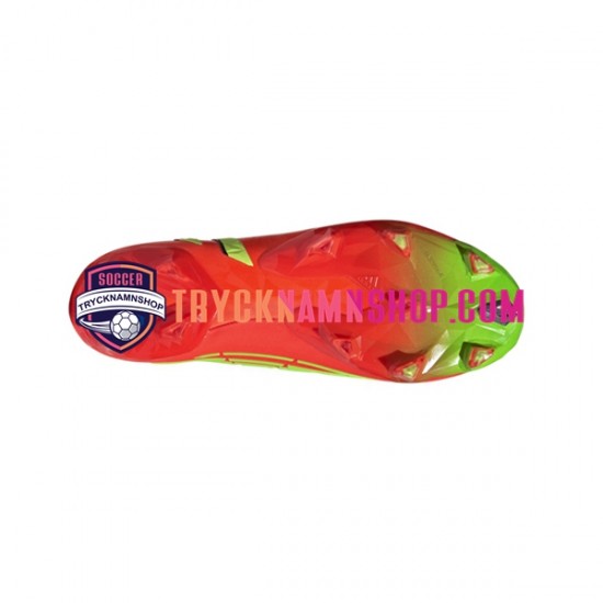 Adidas Predator EDGE.1 FG Game Data Röd Grön Fotbollsskor