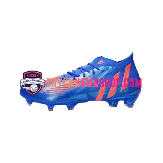 Adidas Predator EDGE.1 FG Sapphire Edge Röd Blå Fotbollsskor