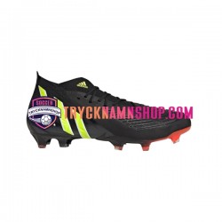 Adidas Predator EDGE.1 FG Shadowportal Gul Svart Fotbollsskor