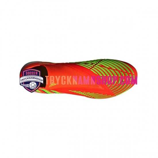 Adidas Predator EDGE.1 IN Game Data Röd Grön Fotbollsskor