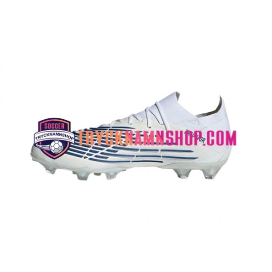 Adidas Predator EDGE.1 L AG Diamond Edge Blå Vit Fotbollsskor