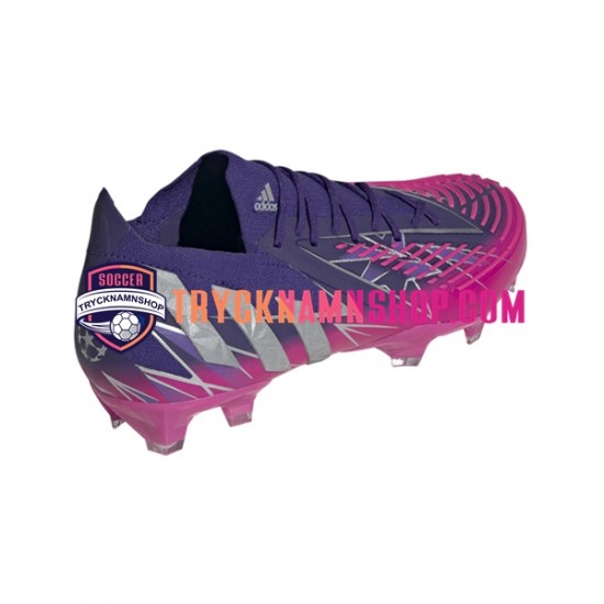 Adidas Predator EDGE.1 L FG Champions Code Lila Fotbollsskor