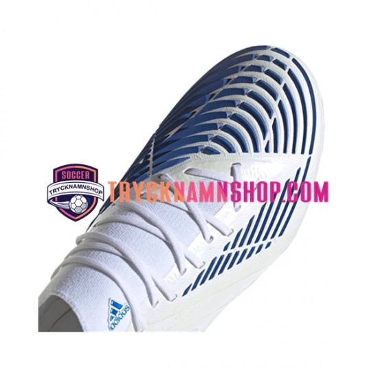 Adidas Predator EDGE.1 L FG Diamond Edge Blå Vit Fotbollsskor