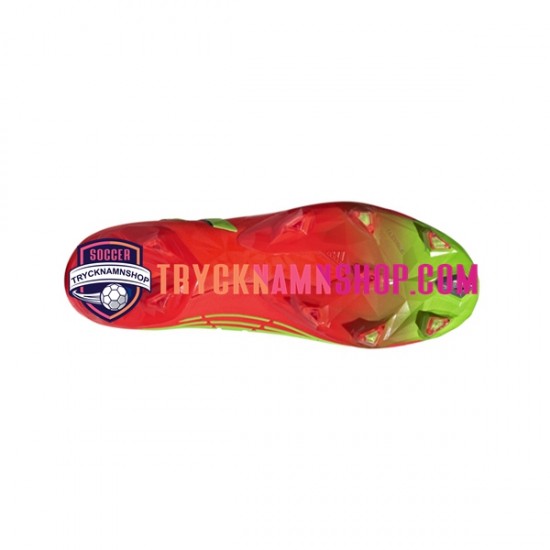 Adidas Predator EDGE.1 L FG Game Data Röd Grön Fotbollsskor