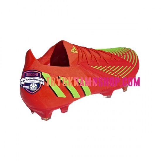Adidas Predator EDGE.1 L FG Game Data Röd Grön Fotbollsskor