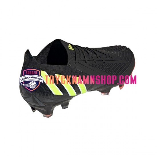 Adidas Predator EDGE.1 L FG Shadowportal Gul Svart Fotbollsskor