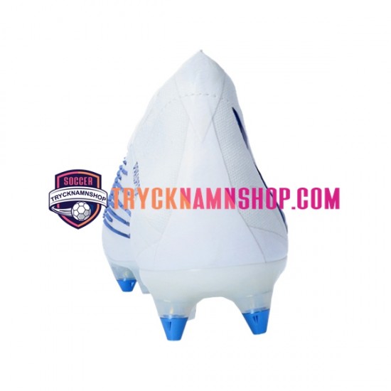 Adidas Predator EDGE.1 SG Diamond Edge Blå Vit Fotbollsskor