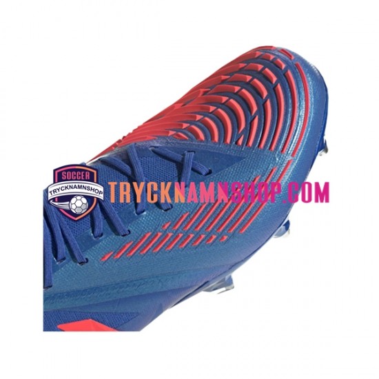 Adidas Predator EDGE.1 SG Sapphire Edge Röd Blå Fotbollsskor