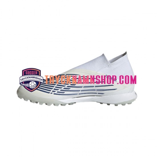 Adidas Predator EDGE.1 TF Diamond Edge Blå Vit Fotbollsskor