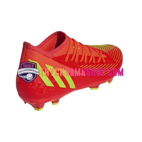 Adidas Predator EDGE.3 FG Game Data Röd Grön Fotbollsskor