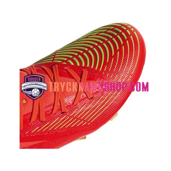 Adidas Predator EDGE.3 FG Game Data Röd Grön Fotbollsskor