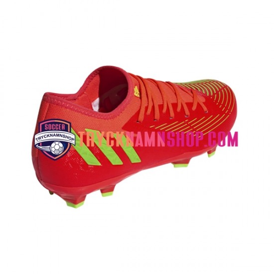 Adidas Predator EDGE.3 L FG Game Data Röd Grön Fotbollsskor