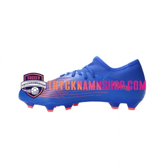 Adidas Predator EDGE.3 L FG Sapphire Edge Röd Blå Fotbollsskor