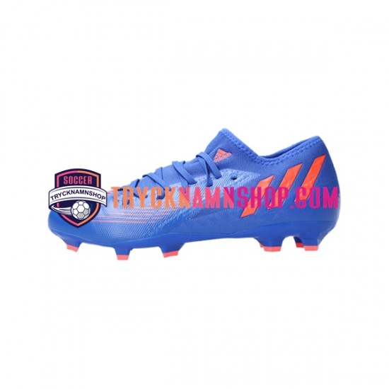 Adidas Predator EDGE.3 L FG Sapphire Edge Röd Blå Fotbollsskor