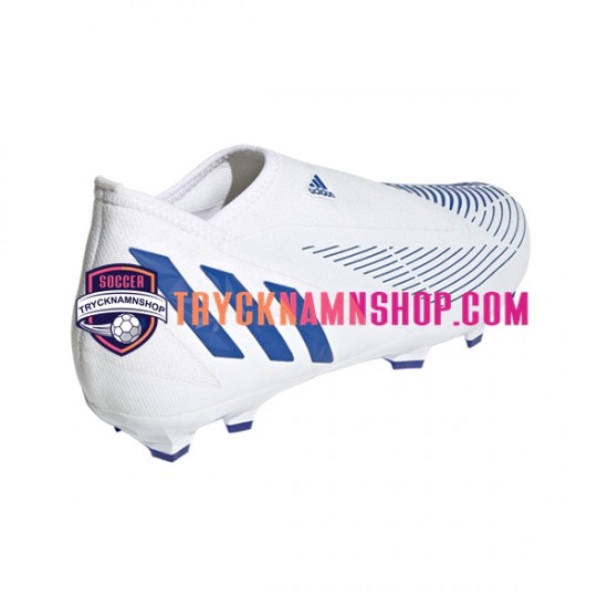 Adidas Predator EDGE.3 LL FG Diamond Edge Blå Vit Fotbollsskor