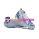 Adidas Predator Edge Geometric FG Blå Vit Fotbollsskor