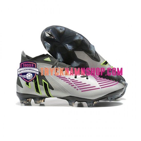 Adidas Predator Edge Geometric.1 FG Lila Vit Fotbollsskor