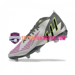 Adidas Predator Edge Geometric.1 FG Lila Vit Fotbollsskor