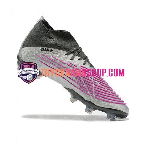 Adidas Predator Edge Geometric.1 FG Lila Vit Fotbollsskor
