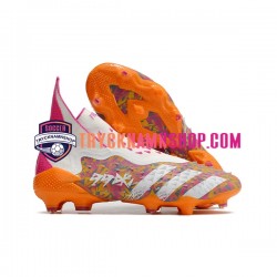 Adidas Predator FREAK FG Lila Orange Vit Fotbollsskor