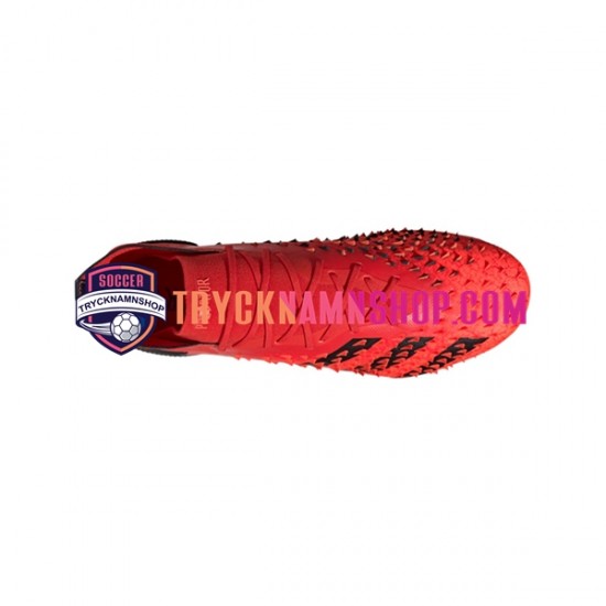 Adidas Predator FREAK.1 SG Meteorite Röd Svart Fotbollsskor