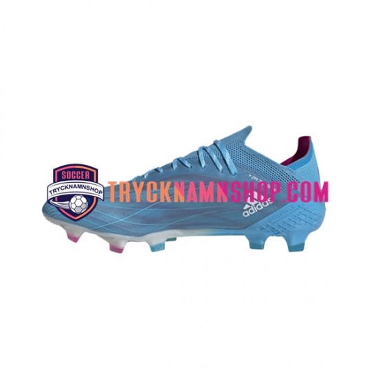 Adidas X SPEEDFLOW.1 FG Sapphire Edge Rosa Blå Vit Fotbollsskor