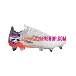 Adidas X SPEEDFLOW.1 SG Spark Röd Grå Vit Fotbollsskor