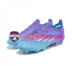 Adidas X Speed flow FG Lila Blå Fotbollsskor