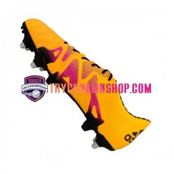 Adidas X5.1 SG Leder Guld Rosa Fotbollsskor