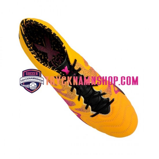 Adidas X5.1 SG Leder Guld Rosa Fotbollsskor
