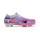 Nike Air Zoom Mercurial IX Elite FG Lila Röd Blå Fotbollsskor
