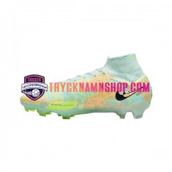 Nike Air Zoom Mercurial Superfly IX Bonded Elite FG Blå Grön Fotbollsskor